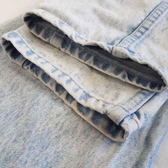 LA Gear Vintage Baggy Y2K Jeans High Rise Tapered SIZE 9 Light Wash Skater - Picture 10 of 14